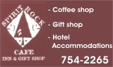 spirit rock cafe advertisment